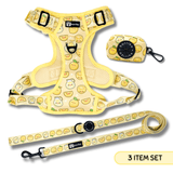 Essential Exploration No-Pull Harness Walk Set - Lemonade (3-Piece)
