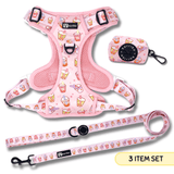 Essential Exploration No-Pull Harness Walk Set - Taro Milk Tea (3-Piece)