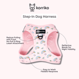 Essential Step-In Harness Walk Set - Over The Rainbow (3-Piece)