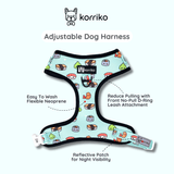 Essential Adjustable Harness Walk Set - Sushi (3-Piece)