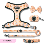 Ultimate Adjustable Harness Bundle Set - Milk Tea (5-Piece)