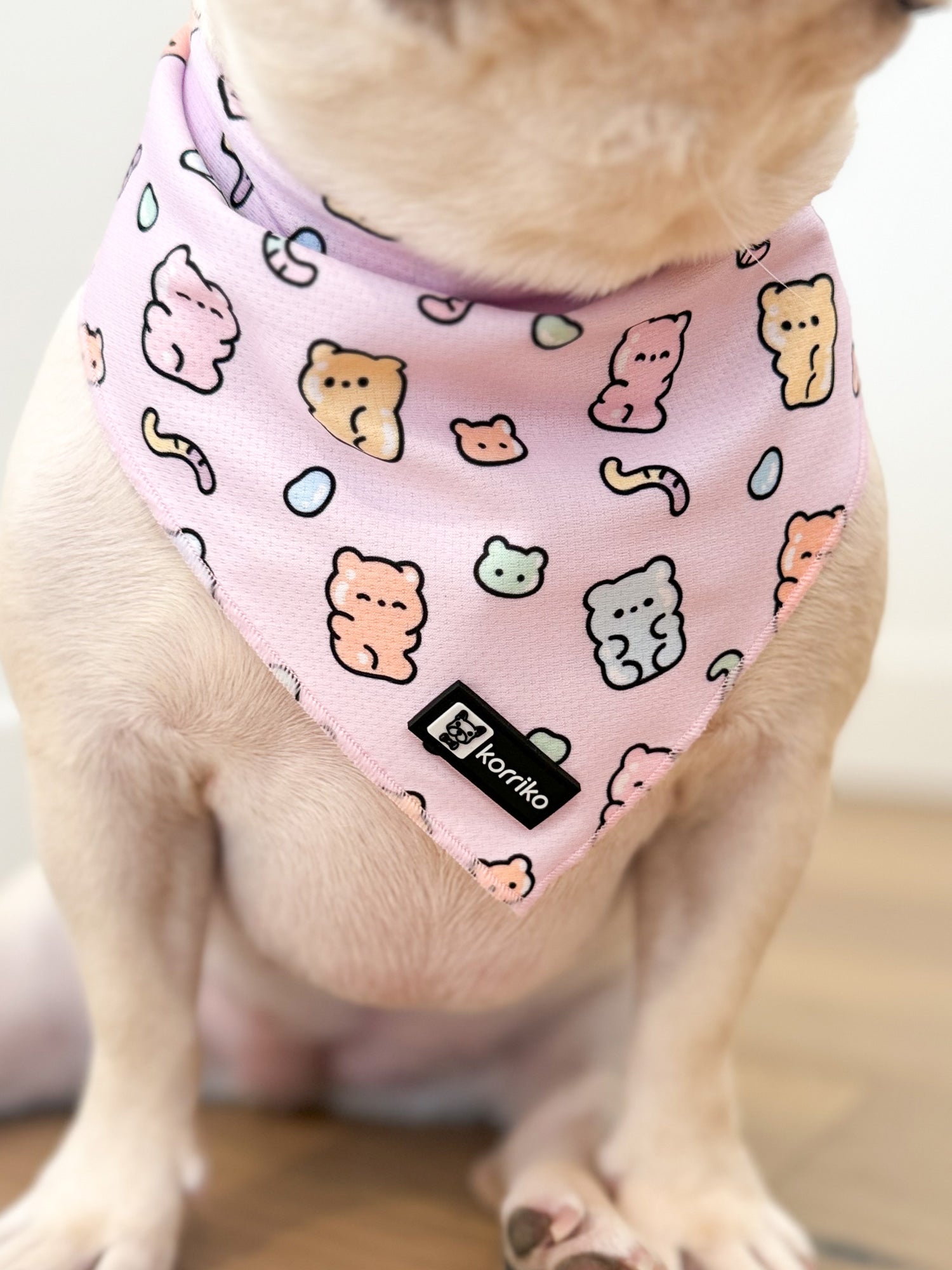 Cooling Dog Bandana - Gummy Bear