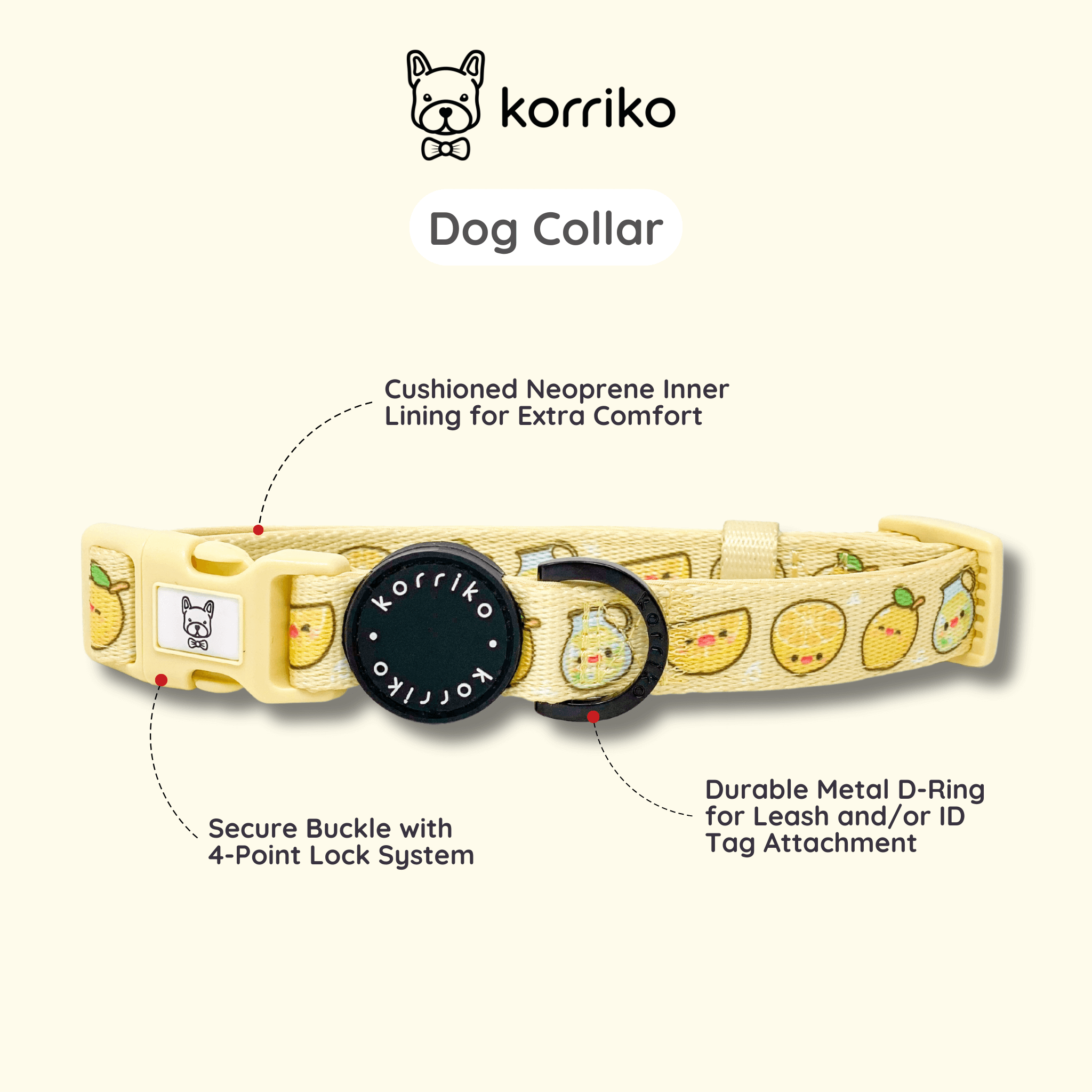 Dog Collar - Lemonade