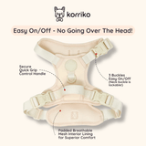 Starter Bundle - Exploration No-Pull Harness- Peaches & Cream (3-Piece) (Final Sale)