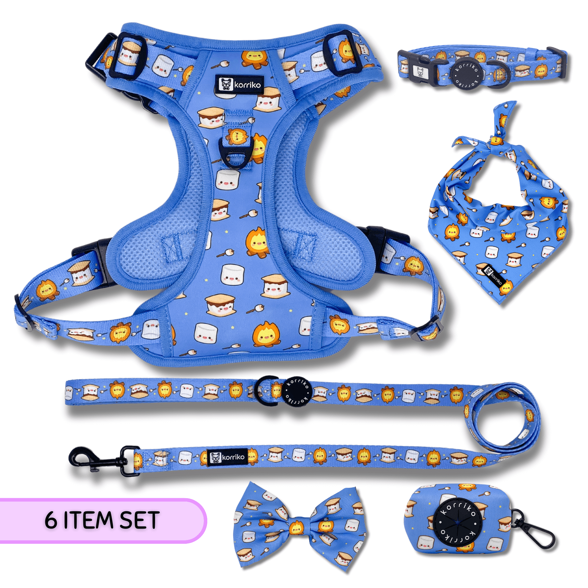Ultimate Exploration No-Pull Harness Bundle Set - S'mores (6-Piece)