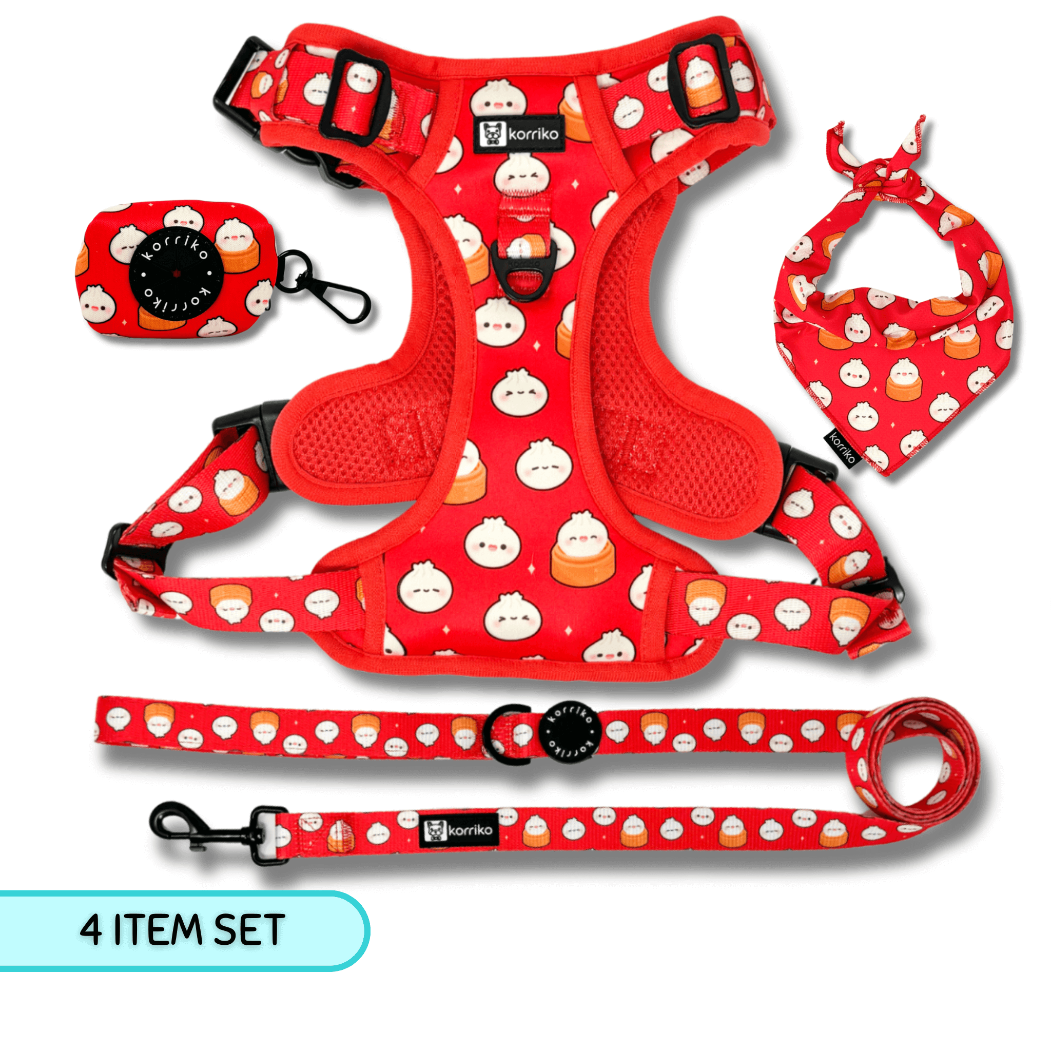 Ultimate Bundle - Exploration No-Pull Harness - Soup Dumpling (4-Piece) (Preorder - Mid July)
