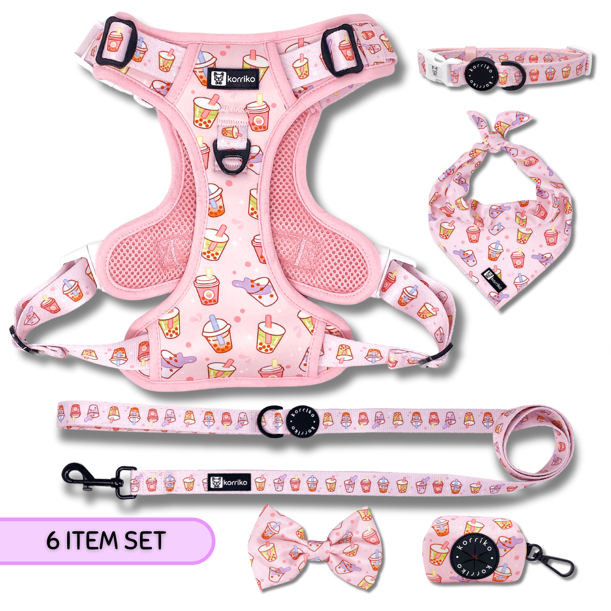 Ultimate Bundle - Exploration No-Pull Harness - Taro Milk Tea (6-Piece) (Preorder - Late June)