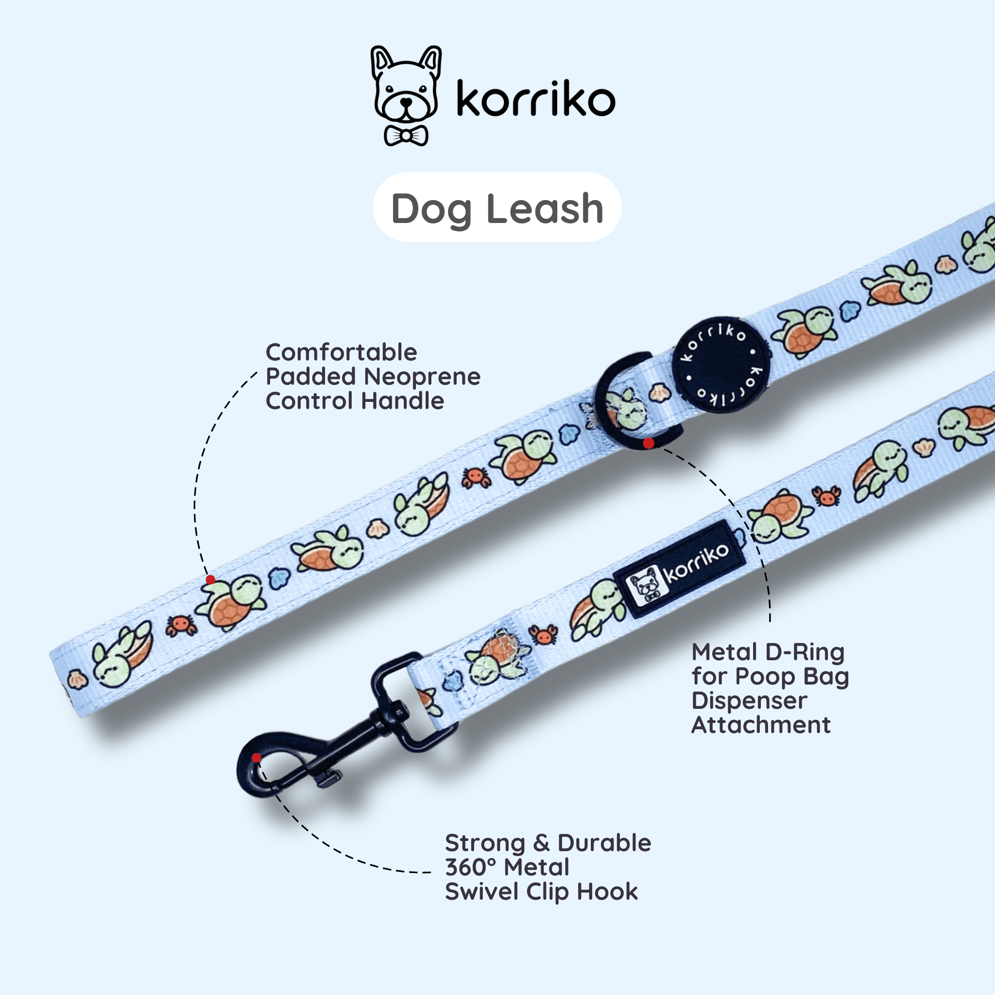 Essential Adjustable Harness Walk Set - Under The Sea (3-Piece)