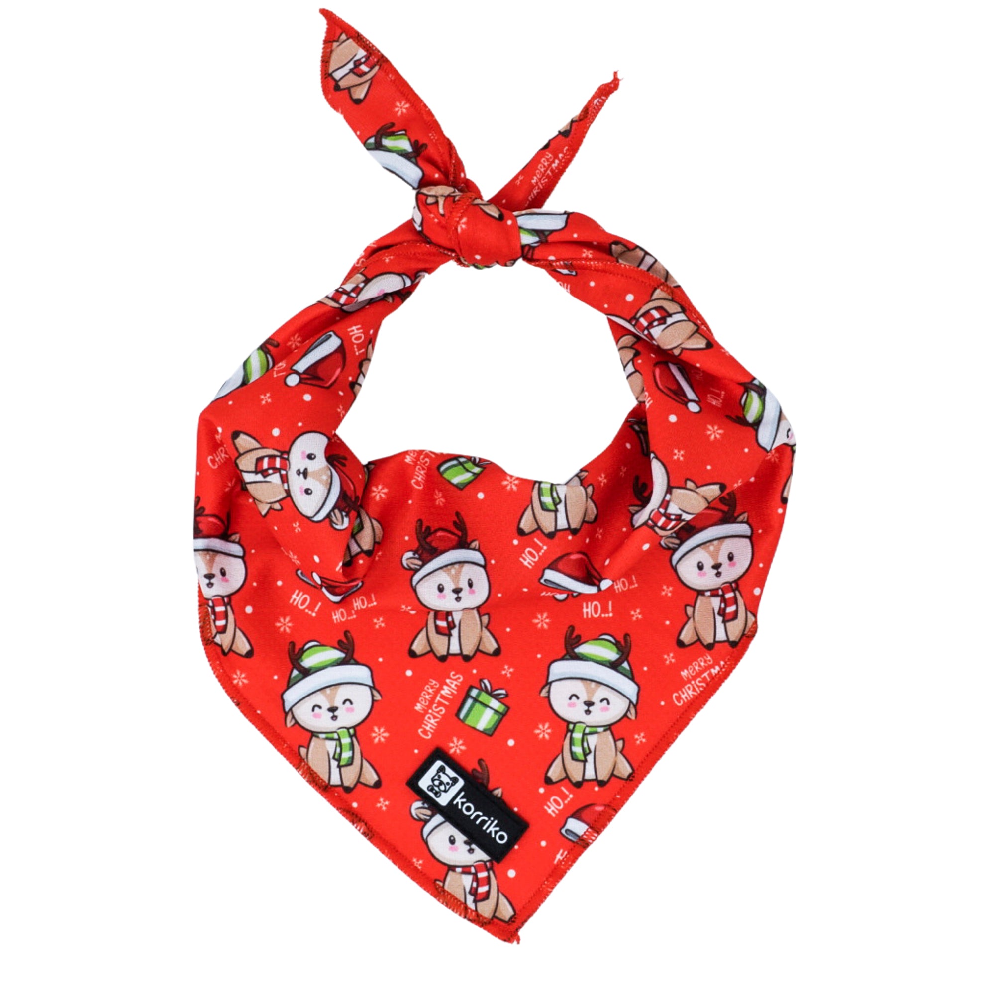 Cooling Dog Bandana - Christmas Reindeer (Final Sale)