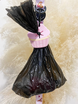 Hands-Free Poop Bag Holder - Cupcake