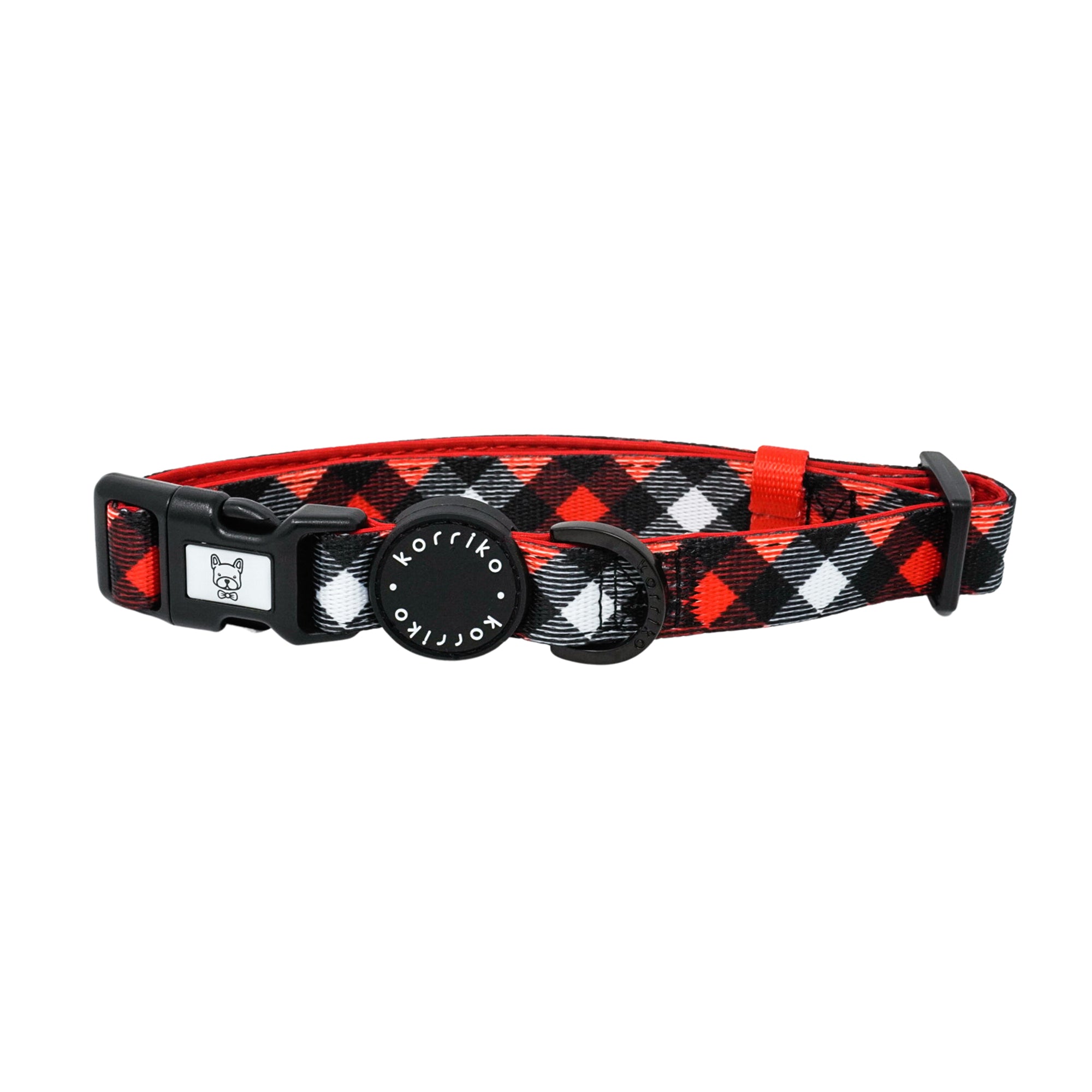 Dog Collar - Red Plaid (Final Sale)