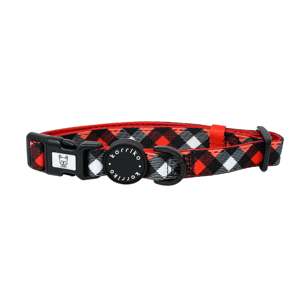 Dog Collar - Red Plaid