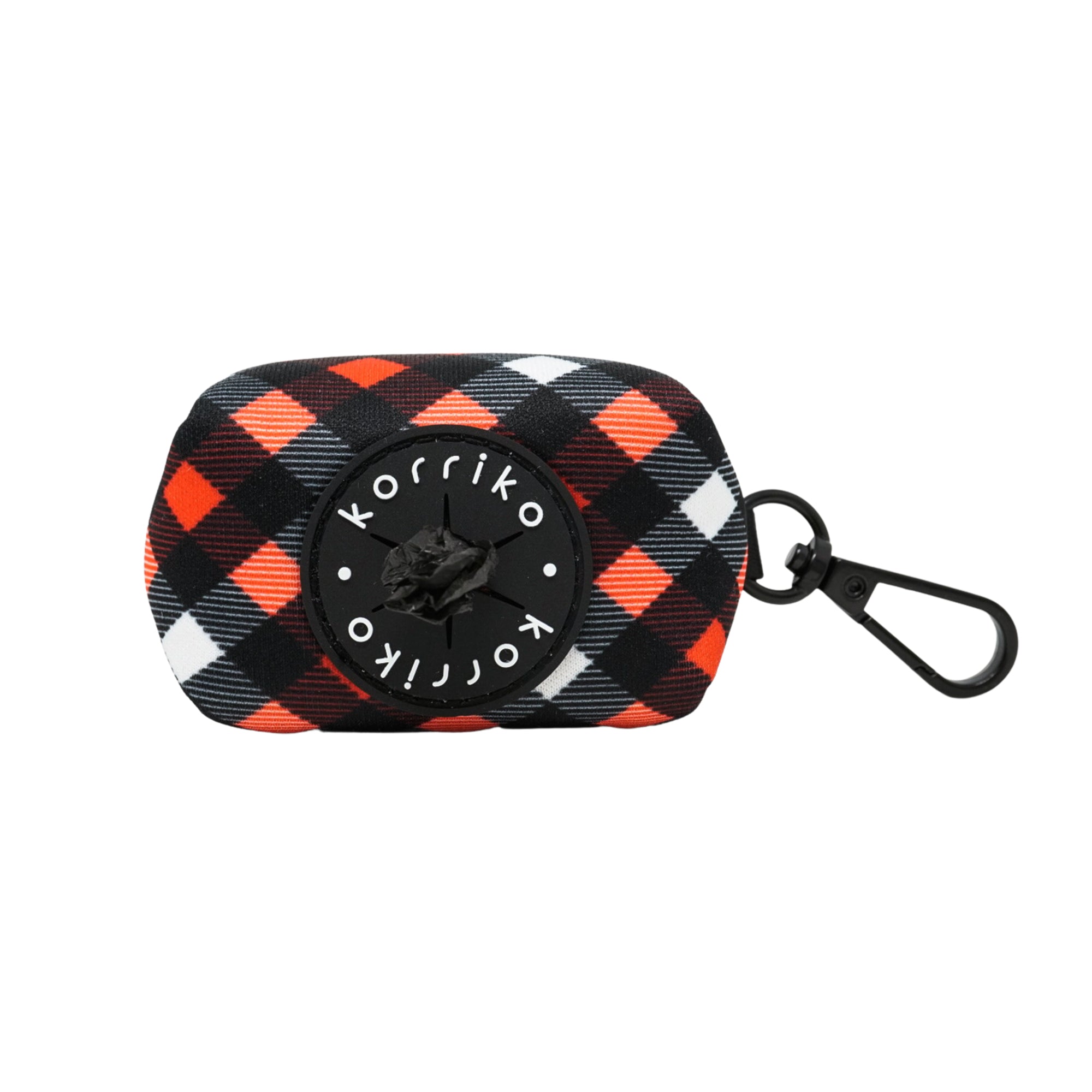 Poop Bag Dispenser - Red Plaid