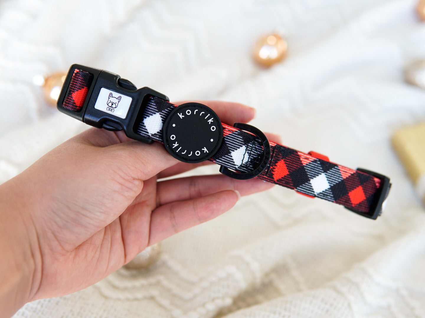 Dog Collar - Red Plaid (Final Sale)