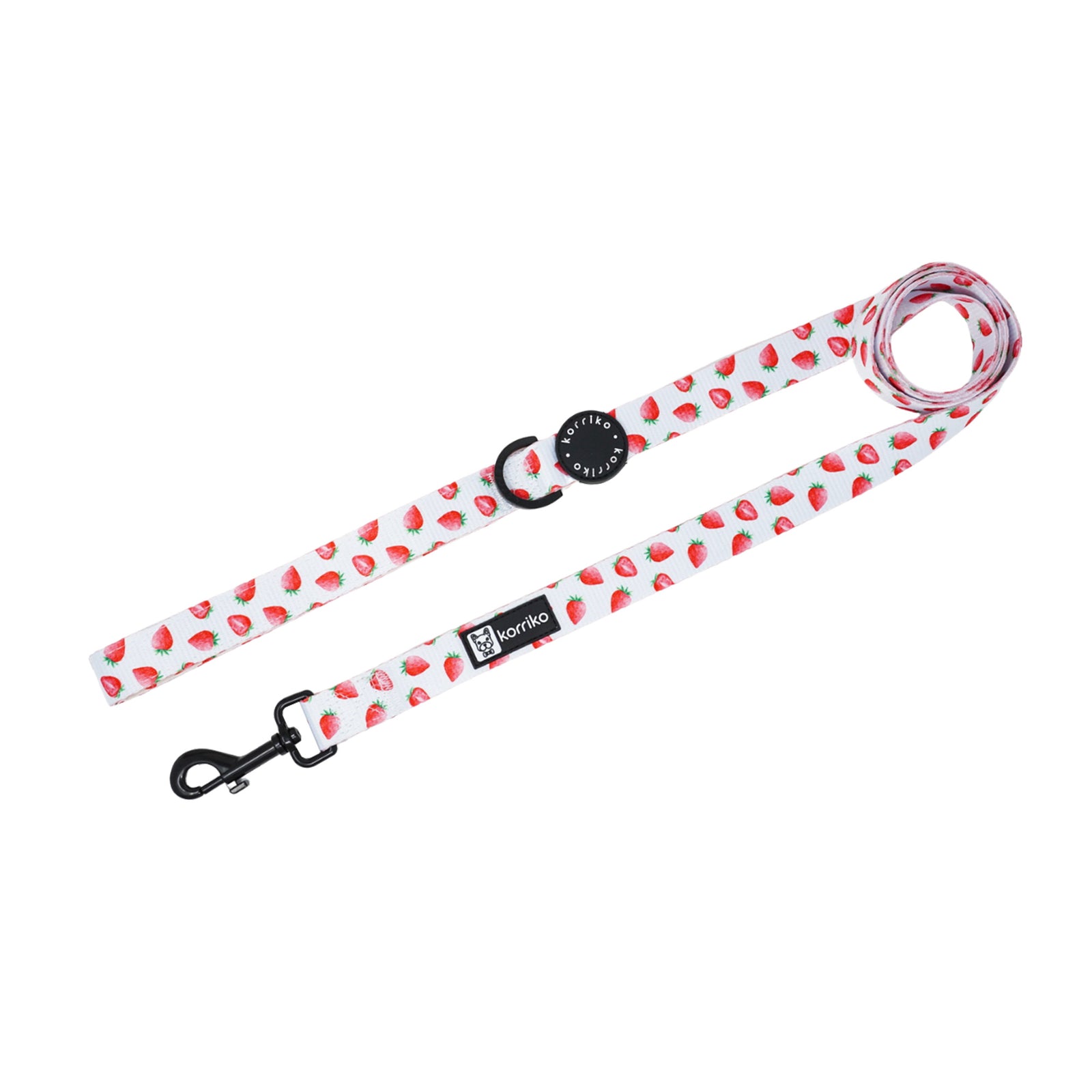 Dog Leash - Strawberries & Cream (Final Sale)