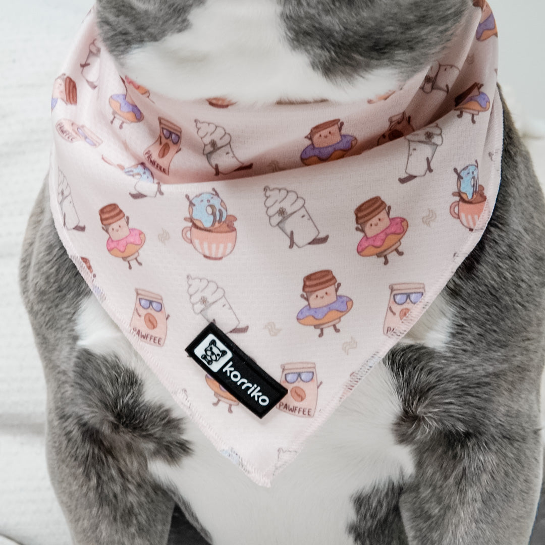 Cooling Dog Bandana - Coffee Break